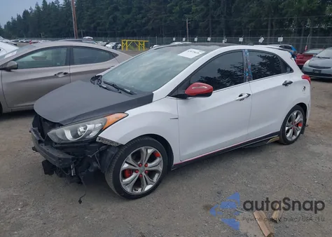 2013 Hyundai Elantra Gt z USA, uszkodzony, nr VIN KMHD35LE1DU058304